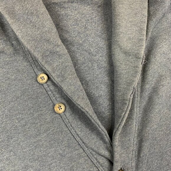 Ralph Lauren Polo Mens Sweater Large Navy Blue Shawl Neck Cardigan Long Sleeve - Picture 3 of 7